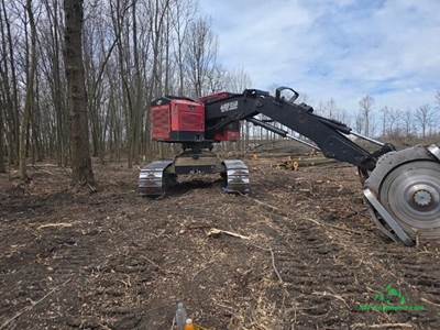 2016 TimberPro TL735C Track Feller Buncher - Quadco 22" Felling Head