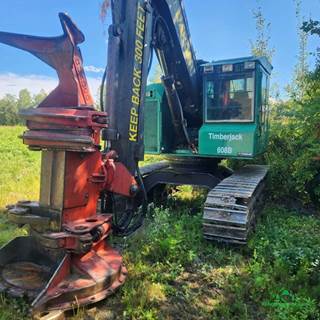 2000 Timberjack 608B Wheeled Feller Buncher