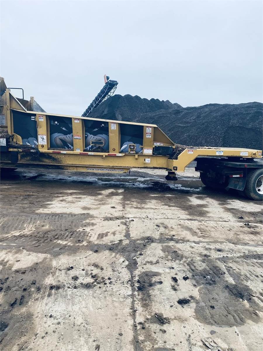 2019 Bandit Beast 3680 Horizontal Grinder For Sale, 2,000 Hours
