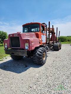 1990 Mack 6X6 Log Truck Log Loader - Rotobec Grapple