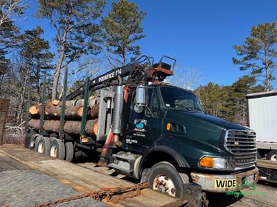 2005 Sterling Logging Truck - Prentice 124 Log Loader