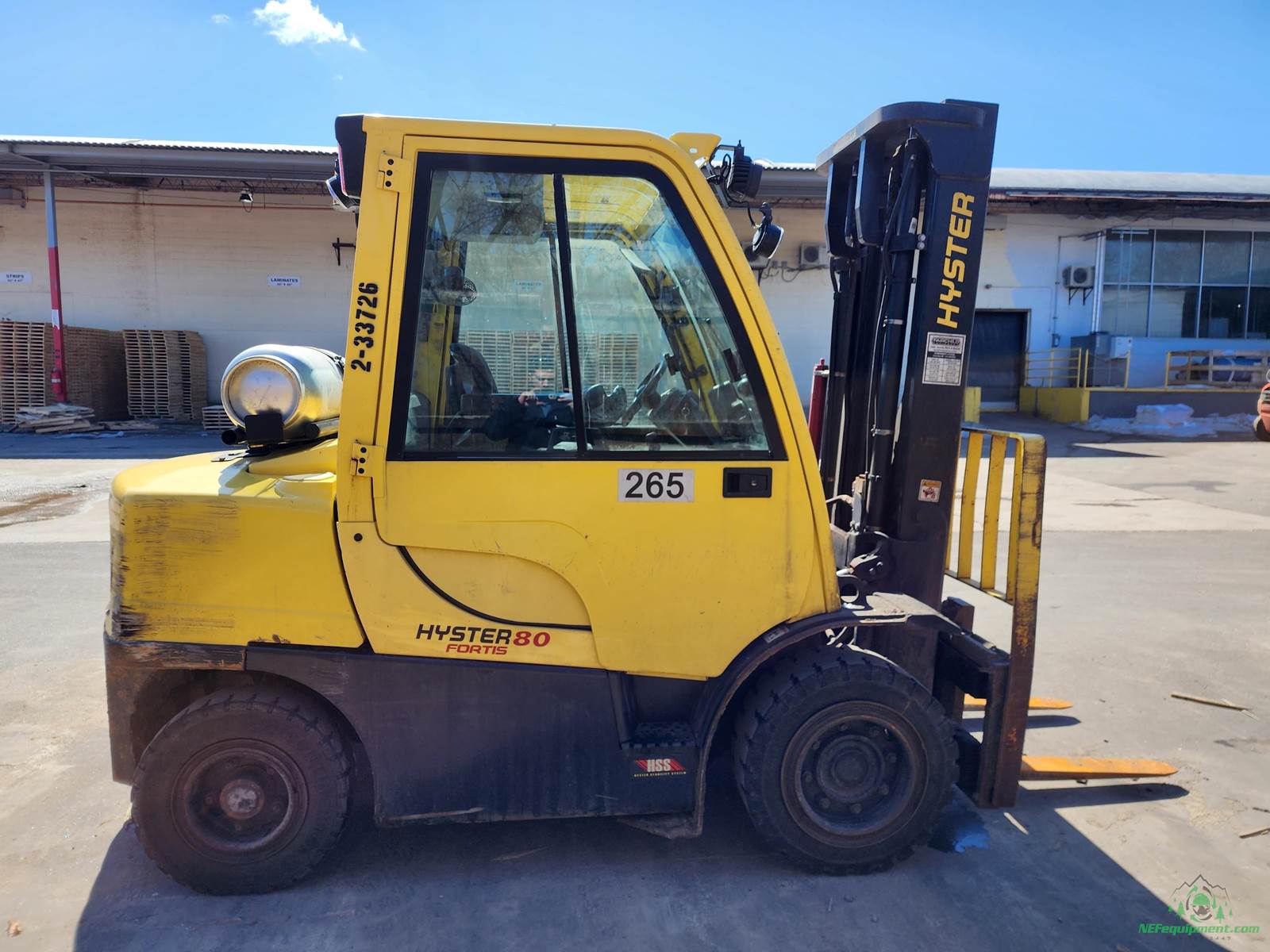 2017 Hyster H80FT Pneumatic Tire Forklift For Sale, 13,118 Hours Saint Paul, MN