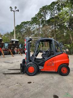 2019 Linde H45D Pneumatic Tire Forklift - Cascade Rotator