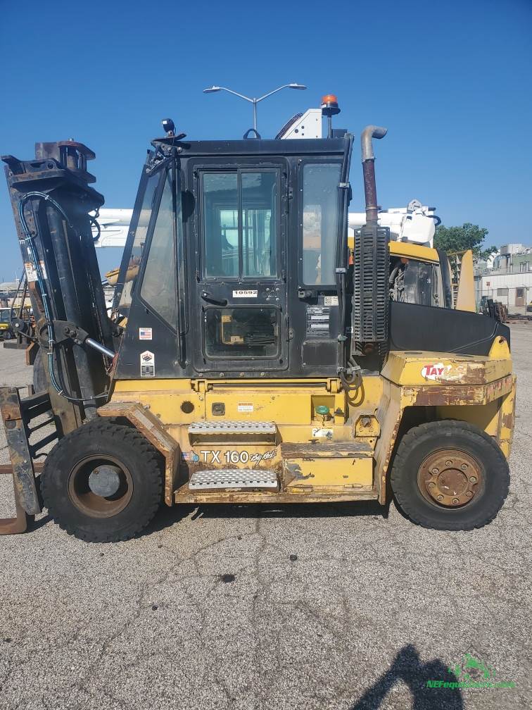 2014 Taylor TX160 Pneumatic Tire Forklift For Sale, 1,557 Hours