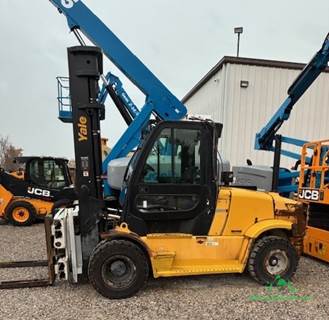 2018 Yale GDP175VX Pneumatic Tire Forklift - Cascade 140D-BCW Rotator