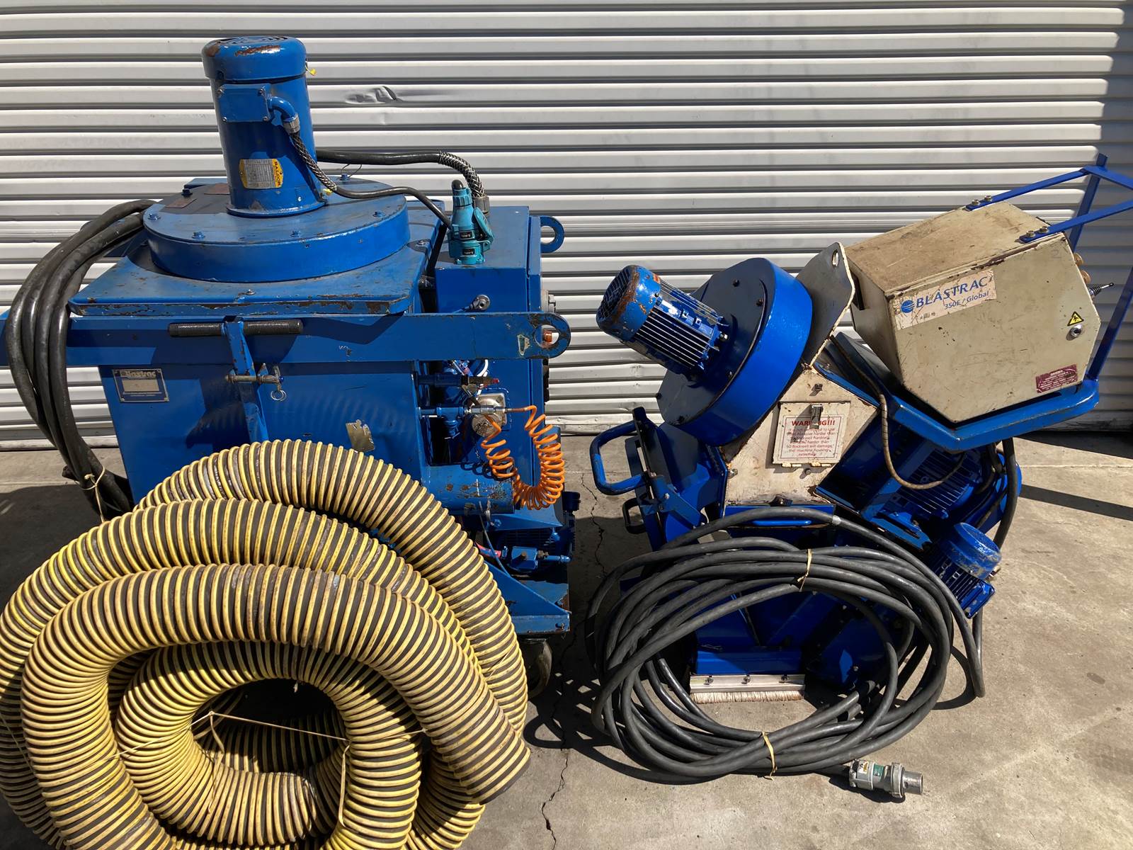 Blastrac 350E Global & 654 Dust Collector Package For Sale National