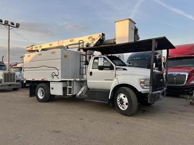 Ford F-750 56 ft Boom / Bucket Truck - 2019 ALTEC LR756 FM Aerial Lift, Automatic