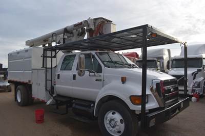 Ford F-750 XL 36 ft Boom / Bucket Truck - 2004 ALTEC L36A Aerial Lift, Automatic