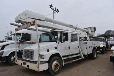 Freightliner FL70 Boom / Bucket Truck - 2003 Altec AA755L Aerial Lift, Automatic