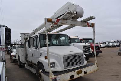 Freightliner FL70 Boom / Bucket Truck - 2003 Altec AA755L Aerial Lift ...