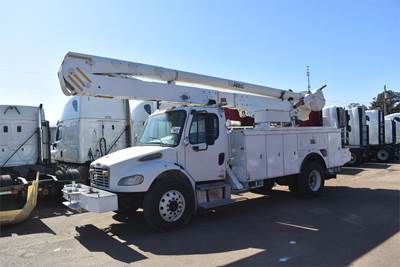 Freightliner M2 106 Boom / Bucket Truck - 2008 Altec AA55 Aerial Lift, Automatic