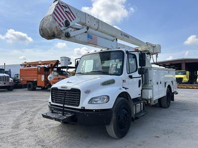 Freightliner M2 106 52 ft Boom / Bucket Truck - 2012 Terex HI RANGER HR52M Aerial Lift, Automatic