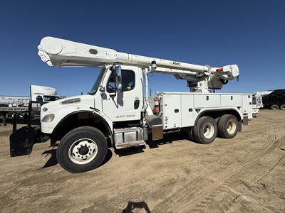 Freightliner M2 106 55 ft Boom / Bucket Truck - 2016 ALTEC AM55 Aerial Lift, Automatic, Tandem Axle