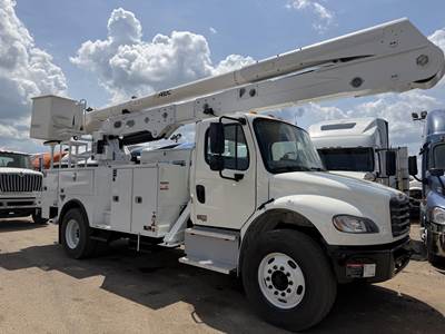 Freightliner M2 106 55 ft Boom / Bucket Truck - 2024 ALTEC AA55 MH Aerial Lift, Automatic