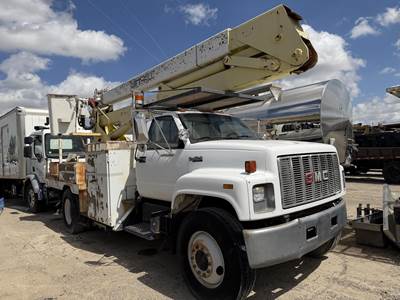 GMC TopKick C7500 46 ft Boom / Bucket Truck - 1994 LIFT-ALL LOM46-1S Aerial Lift, Automatic