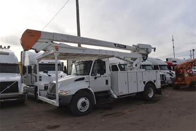 International DuraStar 4300 55 ft Boom / Bucket Truck - 2012 Terex HI RANGER HRX-55 Aerial Lift, Automatic