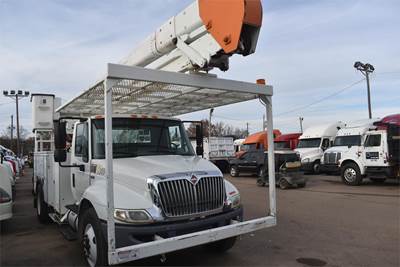 International DuraStar 4300 55 ft Boom / Bucket Truck - 2012 Terex HI ...