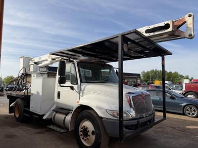 International DuraStar 4300 60 ft Boom / Bucket Truck - 2013 TEREX HI RANGER XT60 Aerial Lift, Automatic