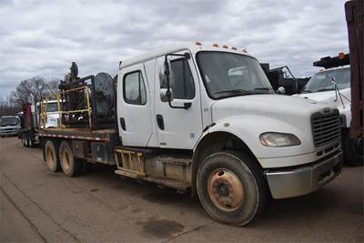 Freightliner M2 106 Tandem Axle Cab & Chassis Truck - Cummins, 330HP, 10 Speed Manual