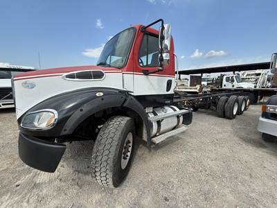 Freightliner M2 112 Tri Axle Cab & Chassis Truck - Detroit, 410HP, 10 Speed Automatic