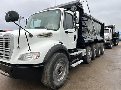 Freightliner M2 112 Tandem Axle Cab & Chassis Truck - Detroit, 410HP, 8Ll Manual
