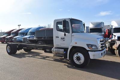 Hino 268 Single Axle Cab & Chassis Truck - 220HP, Automatic