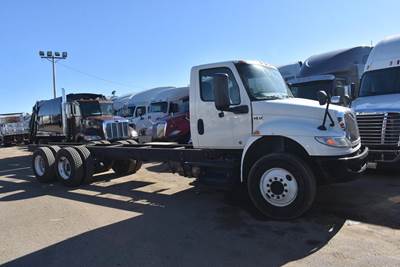 International MV Tandem Axle Cab & Chassis Truck - Cummins, 300HP, Amt