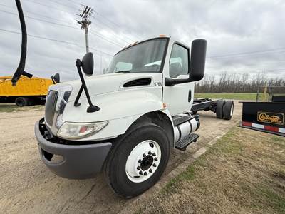 International MV Single Axle Cab & Chassis Truck - Cummins, 260HP, Automatic