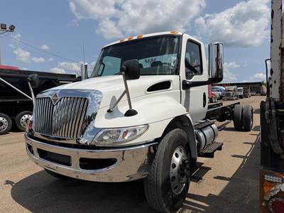 International MV Single Axle Cab & Chassis Truck - Cummins, 260HP, Automatic