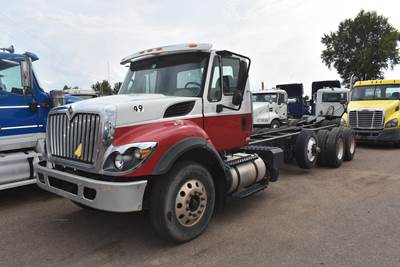 International WorkStar 7400 Tri Axle Cab & Chassis Truck - 330HP, Automatic