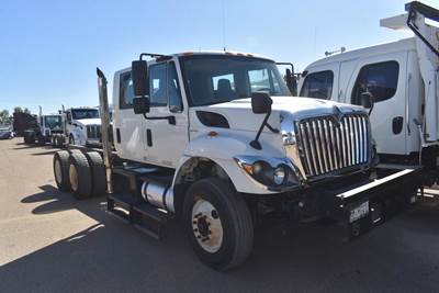 International WorkStar 7400 Tandem Axle Cab & Chassis Truck - MAXXFORCE DT, 300HP, Automatic