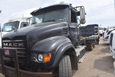 Mack Granite CV713 Tandem Axle Cab & Chassis Truck - 400HP, 10 Speed Manual