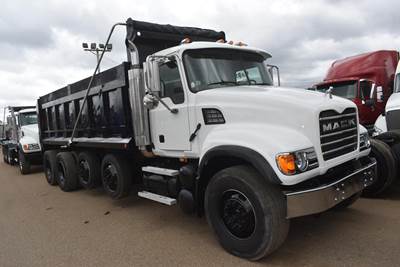 Mack Granite CV713 Tandem Axle Cab & Chassis Truck - 400HP, 10 Speed Manual