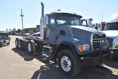 Mack Granite CV713 Tri Axle Cab & Chassis Truck - 400HP, 9 Speed Manual