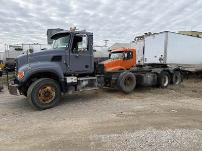 Mack Granite CV713 Tandem Axle Cab & Chassis Truck - 400HP, 9 Speed Manual