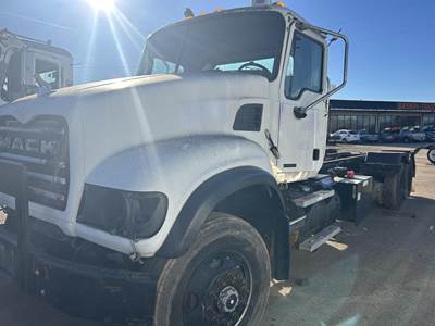 Mack Granite CV713 Tandem Axle Cab & Chassis Truck - 400HP, 9 Speed Manual