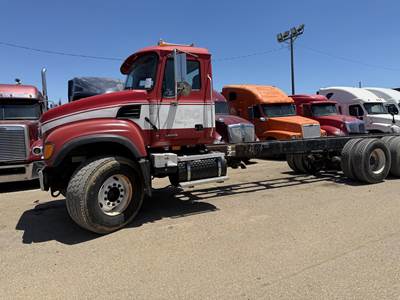 Mack Granite CV713 Tandem Axle Cab & Chassis Truck - 400HP, 10 Speed Manual