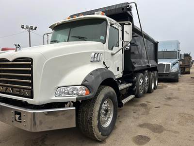 Mack Granite GU813 Tri Axle Cab & Chassis Truck - MP7, 395HP, Automatic