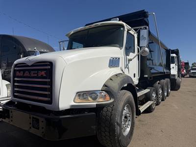 Mack Granite GU813 Tri Axle Cab & Chassis Truck - MP7, 395HP, Automatic