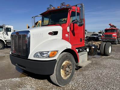Peterbilt 335 Single Axle Cab & Chassis Truck - Paccar, 300HP, 6 Speed Automatic
