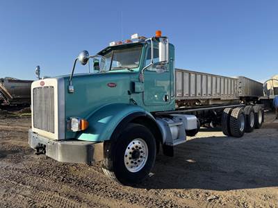 Peterbilt 365 Tri Axle Cab & Chassis Truck - Cummins, 425HP, 18 Speed Manual
