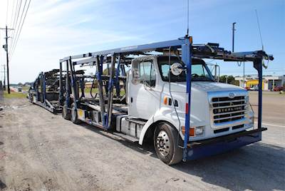 Sterling LT9500 Tandem Axle Car Carrier Truck - Mercedes, 450HP