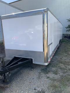 Continental Cargo 36 FT Enclosed Tri Axle Aluminum Car Hauler Trailer - Spring, Fixed Axle