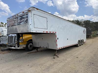 Haulmark 36 FTGOOSENECK Tri Axle Aluminum Enclosed Car Carrier Trailer - Spring, Fixed Axle