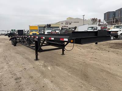 Kaufman 3 Car Enclosed Car Carrier Trailer