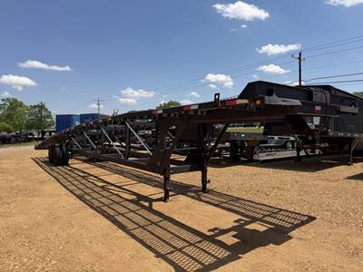 Kaufman 3 Car Enclosed Car Carrier Trailer