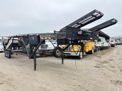 Kaufman 5 CAR Enclosed Car Carrier Trailer