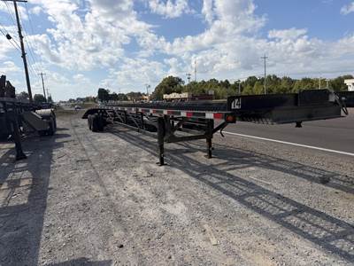 Kaufman 50 FT 3 CAR HAULER Tandem Axle Steel Enclosed Car Carrier Trailer - Spring, Fixed Axle