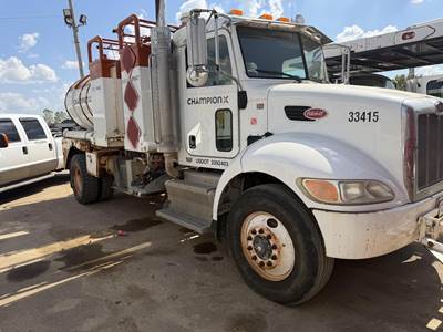 Peterbilt 337 Single Axle Chemical Tank Truck - Paccar, 300HP, Automatic