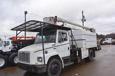Freightliner FL60 Chipper Truck - Cummins, 220HP, 5 Speed Manual